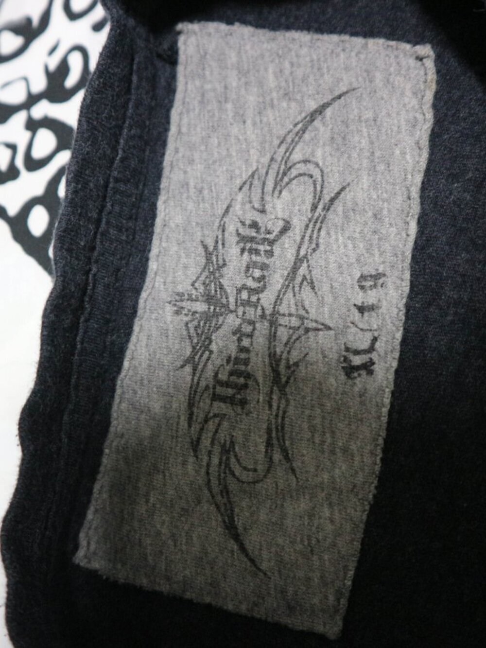 Third Rail Y2K Cross Wings Grunge Skateboard Mens Tee XL - Picture 7 of 8